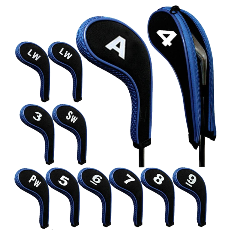CG 10 Longneck Neoprene Iron Covers - Black/Blue