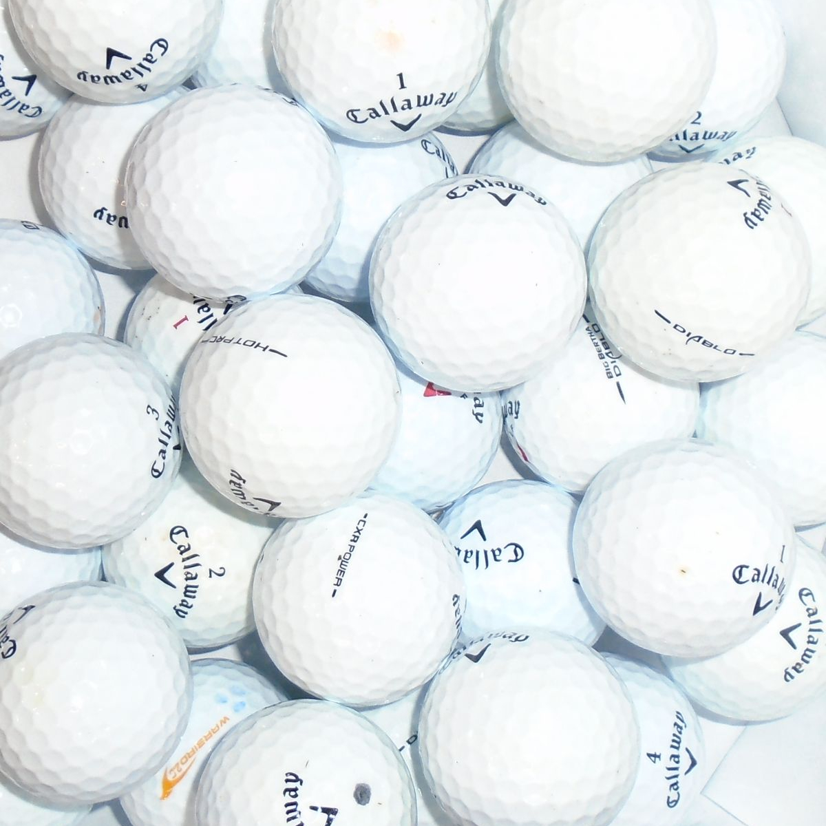 Callaway Lake Golf Ball Mix - 50 Balls