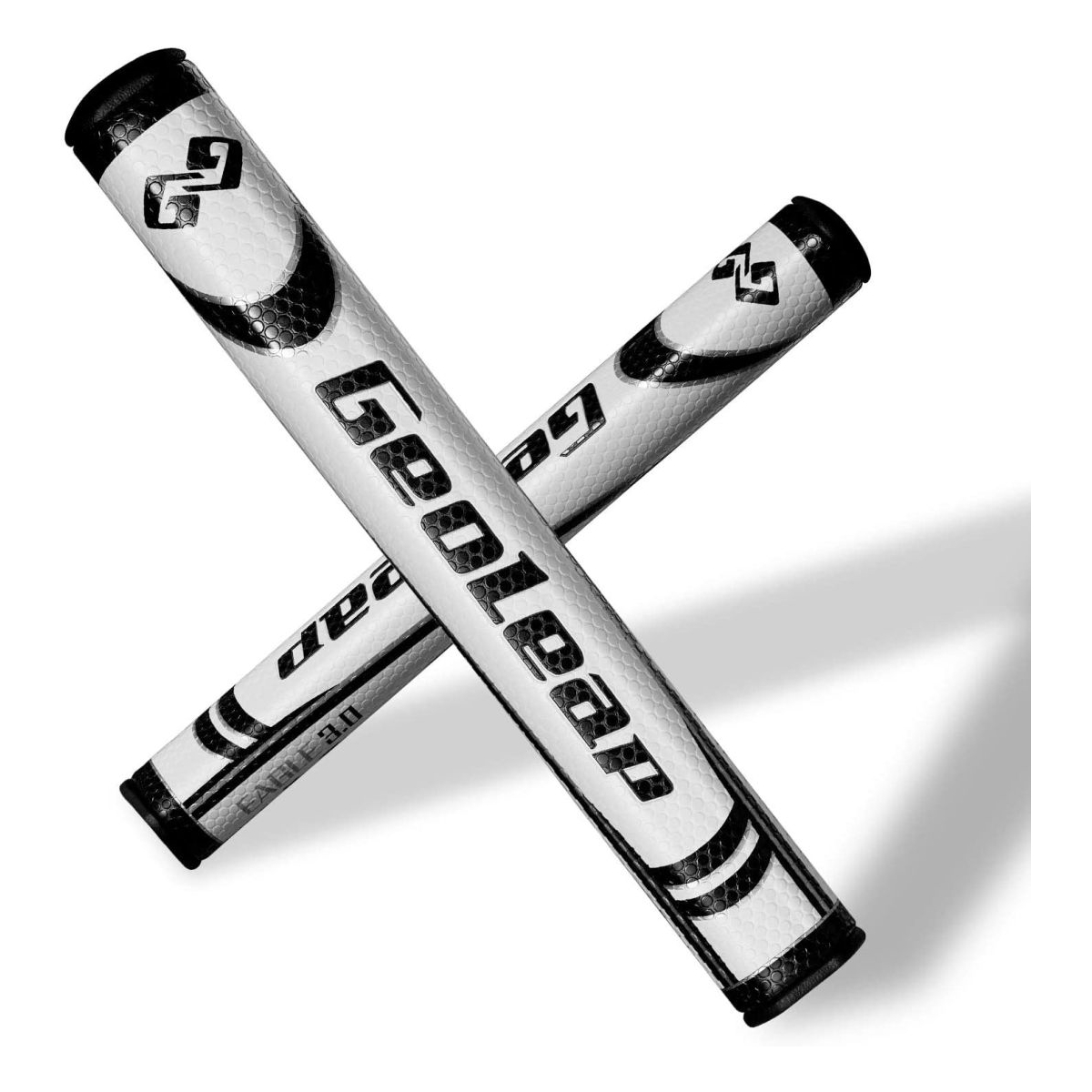 Geoleap Eagle 2.0 PU Round Putter Grip - White/Black