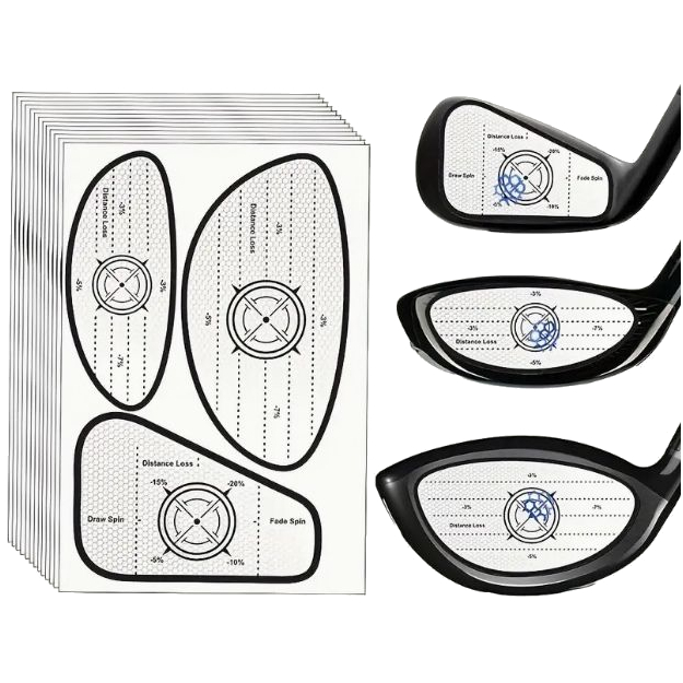 Golf Club Face Impact Stickers x 75