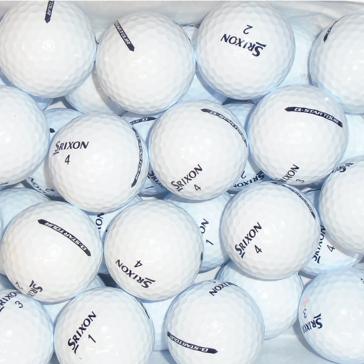 Srixon Q-Star Tour Pearl/A Grade Lake Golf Balls - 17 Balls