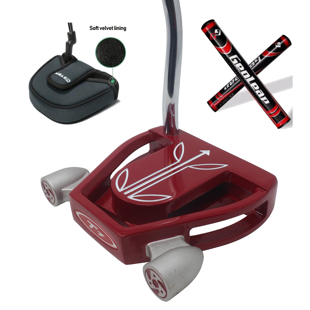 T7 Twin Engine Heavy Head Mallet Putter - Red - RH