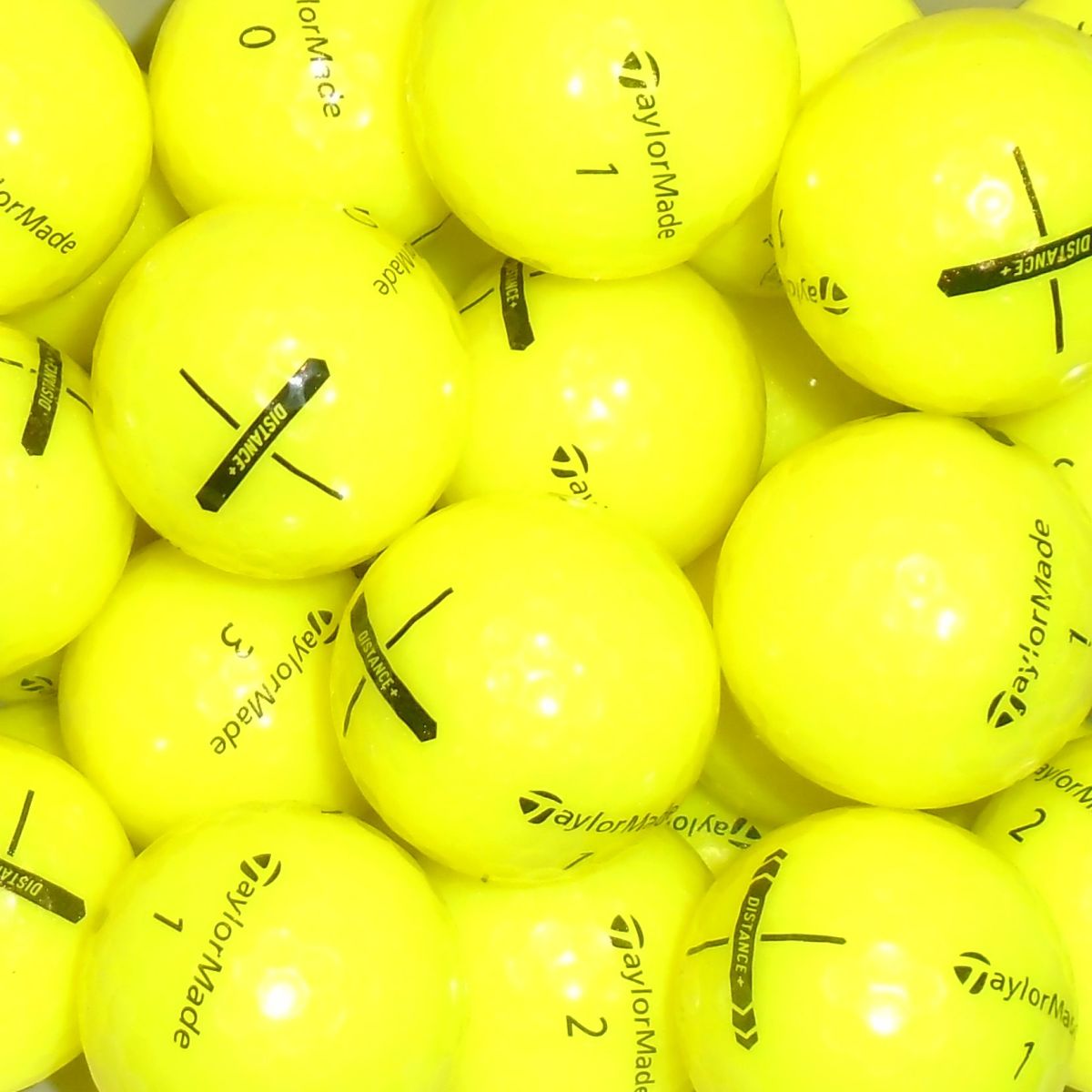 Taylormade Distance Yellow Lake Golf Balls - 50 Balls