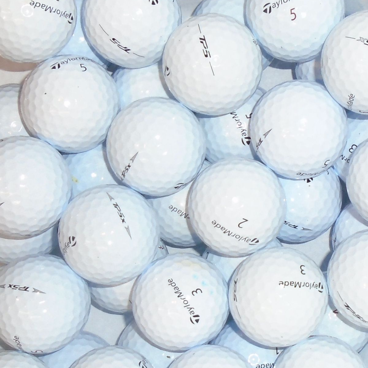 Taylormade TP5 & TP5x Mix - Pearl/A Grade Lake Golf Balls - 20 Balls