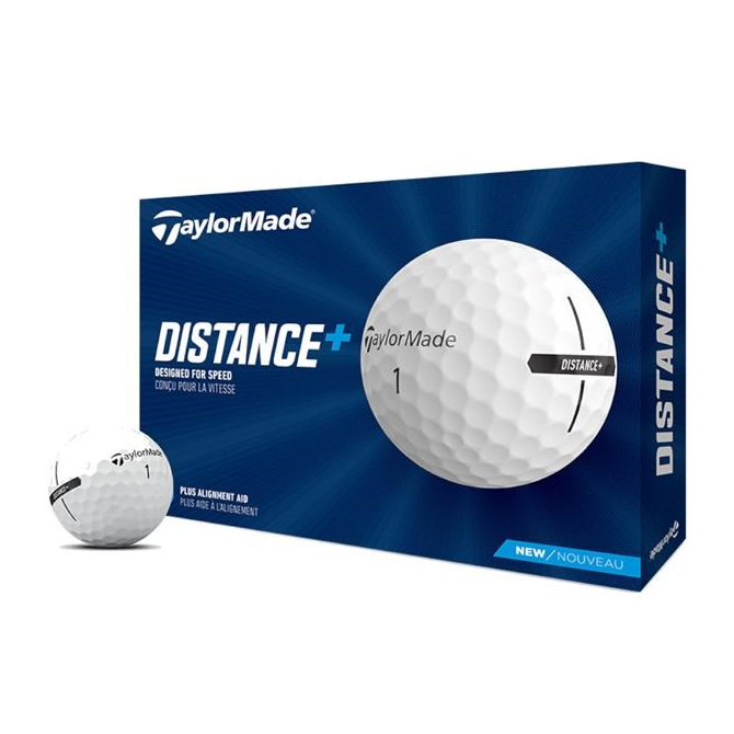 Taylormade Distance White Golf Balls - 12 Balls