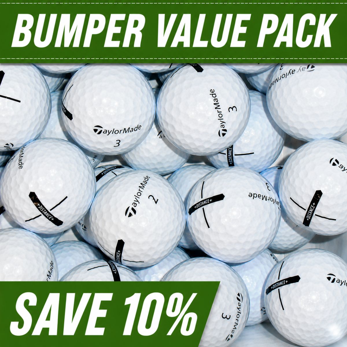 Taylormade Distance Lake Golf Balls - 100 Balls