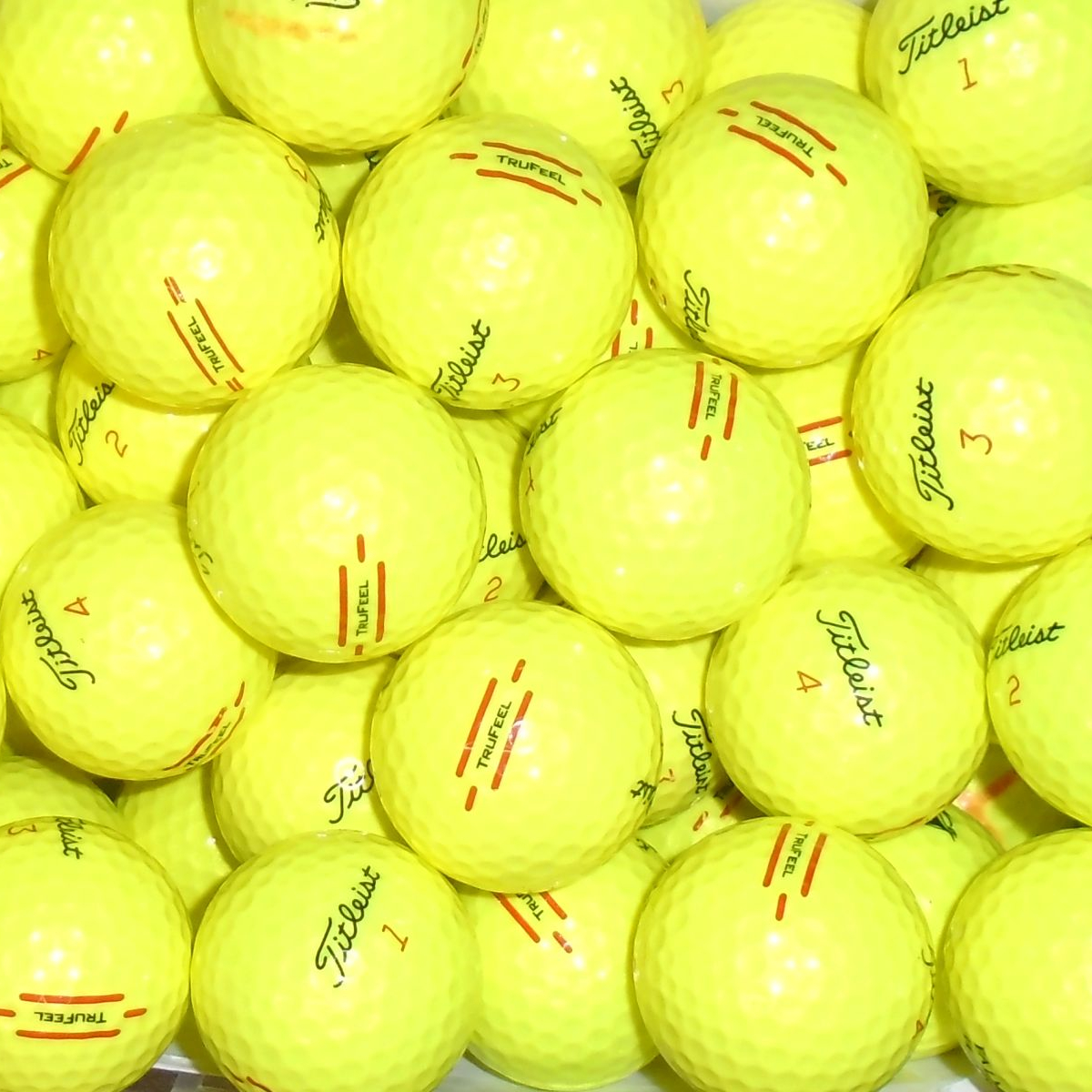 Titleist Tru Feel Yellow Lake Golf Balls - 22 Balls