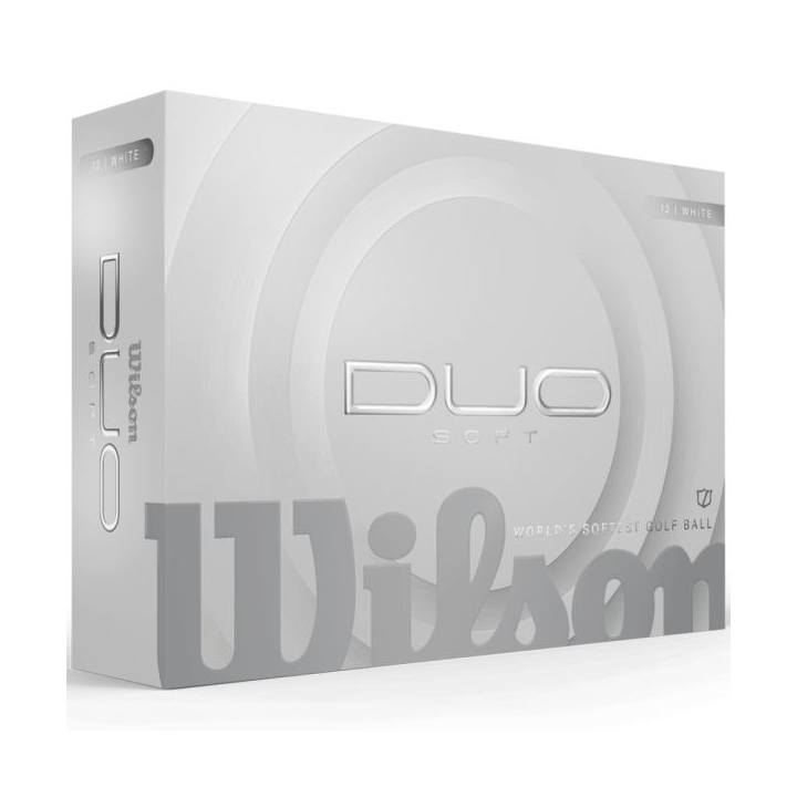 Wilson Staff Duo Soft White Golf Balls - 12 Balls