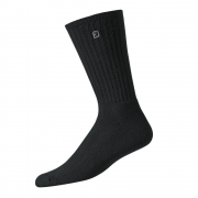 Footjoy ComfortSof Black Golf Socks - 3 Pack