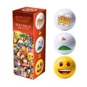 Emoji Golf Balls - 3 Pack
