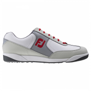 Footjoy AWD XL Casual Golf Shoes - White/Red/Grey