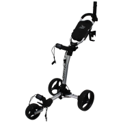 Axglo Tri-Lite 3 Wheel Golf Trolley - Grey/Black