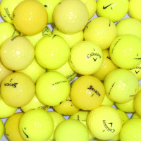 Branded Mix of Yellow Lake Golf Balls - 32 Balls