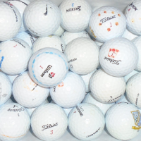 Branded Mix of White Lake Golf Balls - B-Grade - 42 Balls