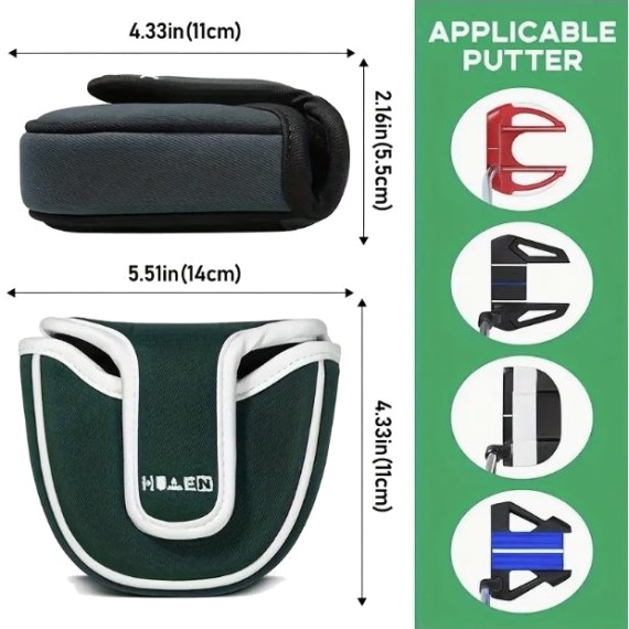 CG Magnetic Mallet Putter Headcover