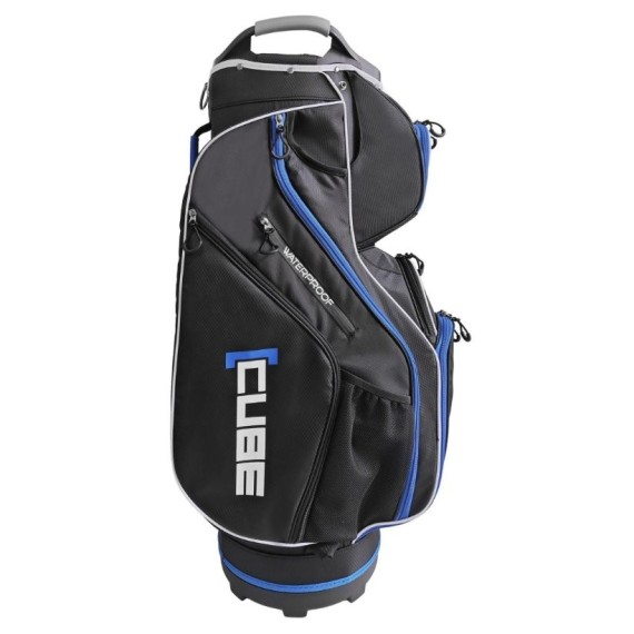 Cube Deluxe Cart Bag - Black/Blue Trim