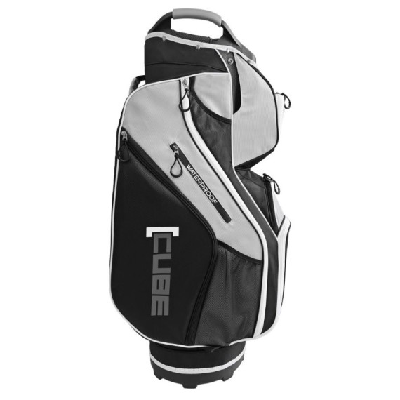 Cube Deluxe Cart Bag - Black/Grey/White Trim