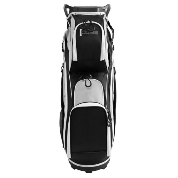 Cube Deluxe Cart Bag - Black/Grey/White Trim