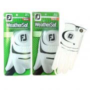 Footjoy WeatherSof White Golf Glove (2 Glove Pack)