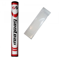 Geoleap Eagle 3.0 PU Round Putter Grip - Red with 2 Grip Tape Strips