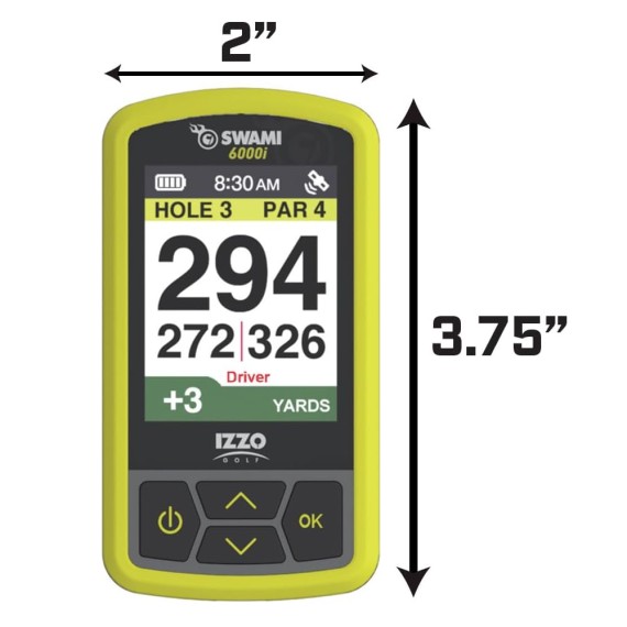 Izzo Swami 6000i Golf GPS - Yellow