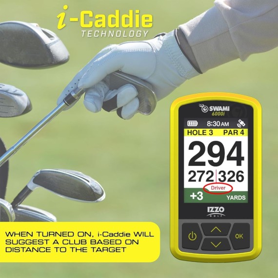 Izzo Swami 6000i Golf GPS - Yellow