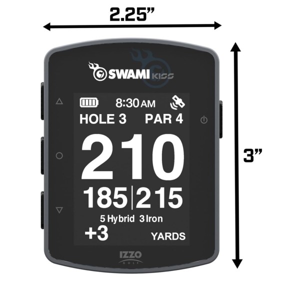 Izzo Swami Kiss 2.0 Golf GPS - Grey