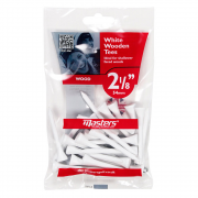Masters White Wooden Tees - 54mm