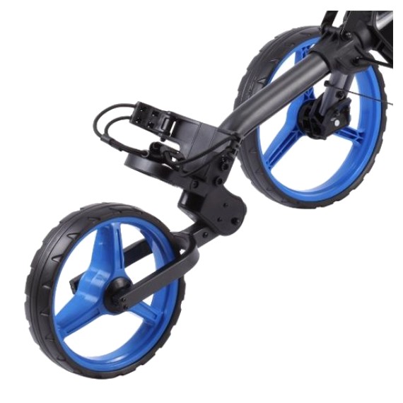 Skymax Cube 3.0 Push Golf Trolley - Black/Blue