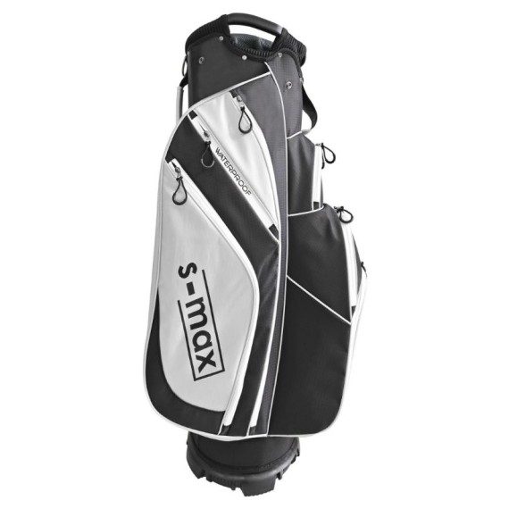 Skymax Deluxe Cart Bag - Black/Grey/White Trim