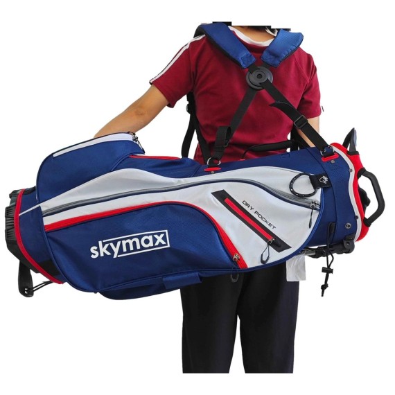 Skymax Sky-Lite 9 Inch Stand Bag - Navy/White/Red