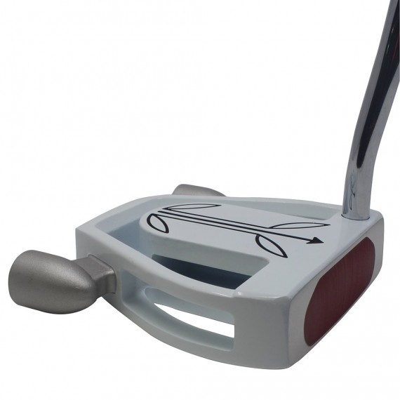 T7 Twin Engine Mallet Putter - White - RH
