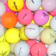 Value Branded Multi Colour Mix of Lake Golf Balls - 45 Balls