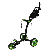 Axglo Tri-Lite 3 Wheel Golf Trolley - Black/Green